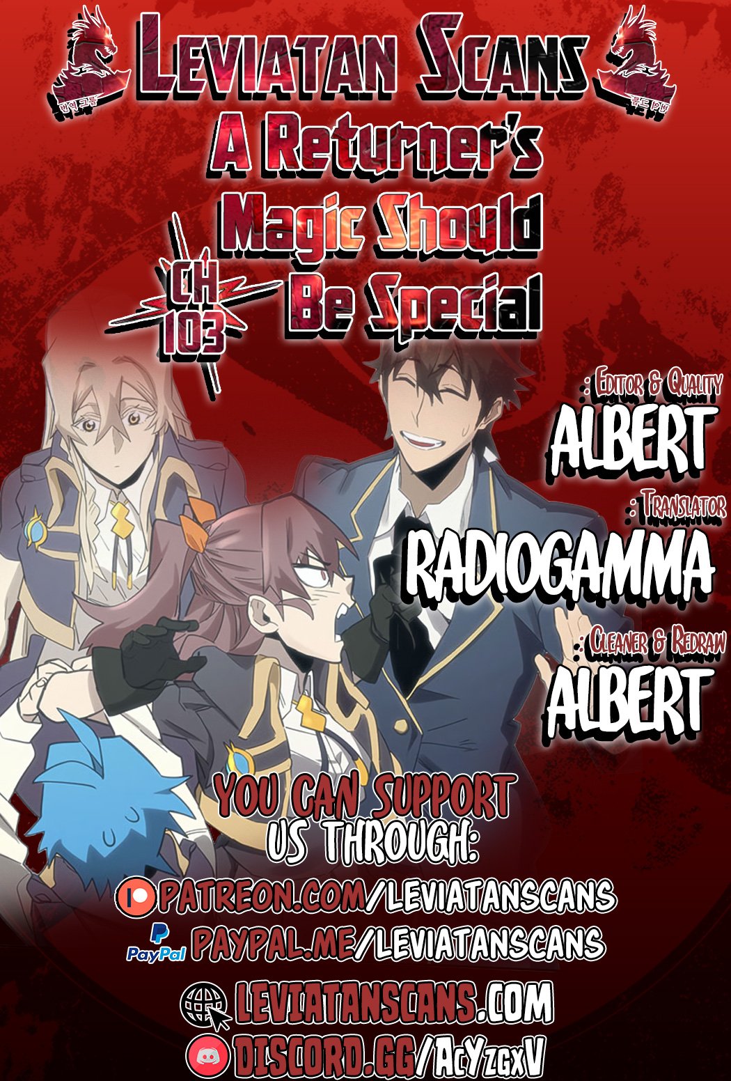 A Returner's Magic Should Be Special chapter 103 page 1
