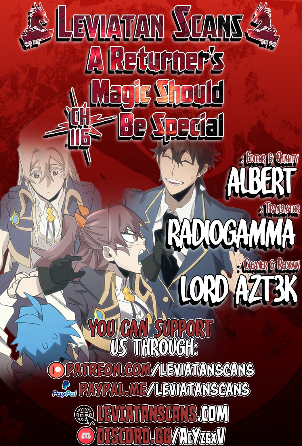 A Returner's Magic Should Be Special chapter 116 page 1