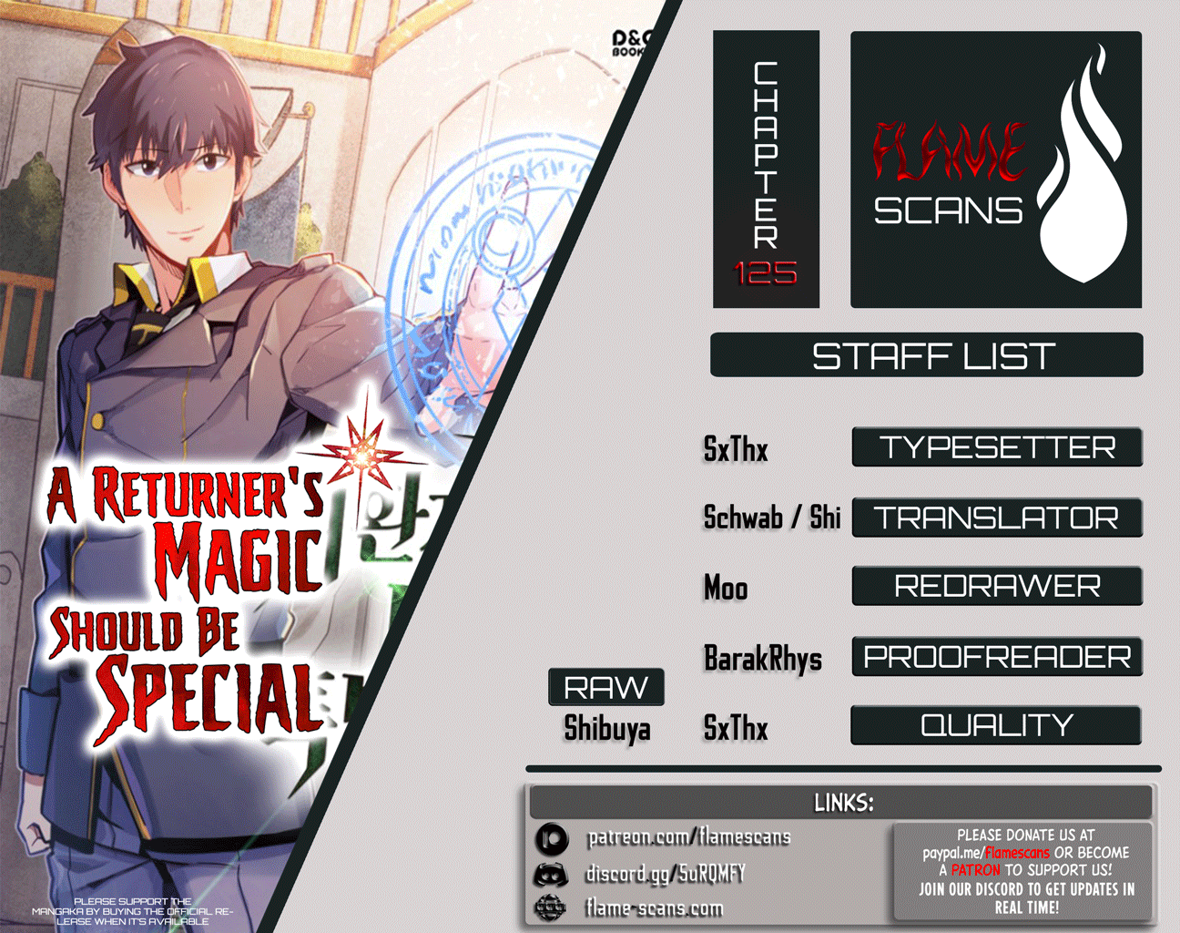 A Returner's Magic Should Be Special chapter 125 page 1