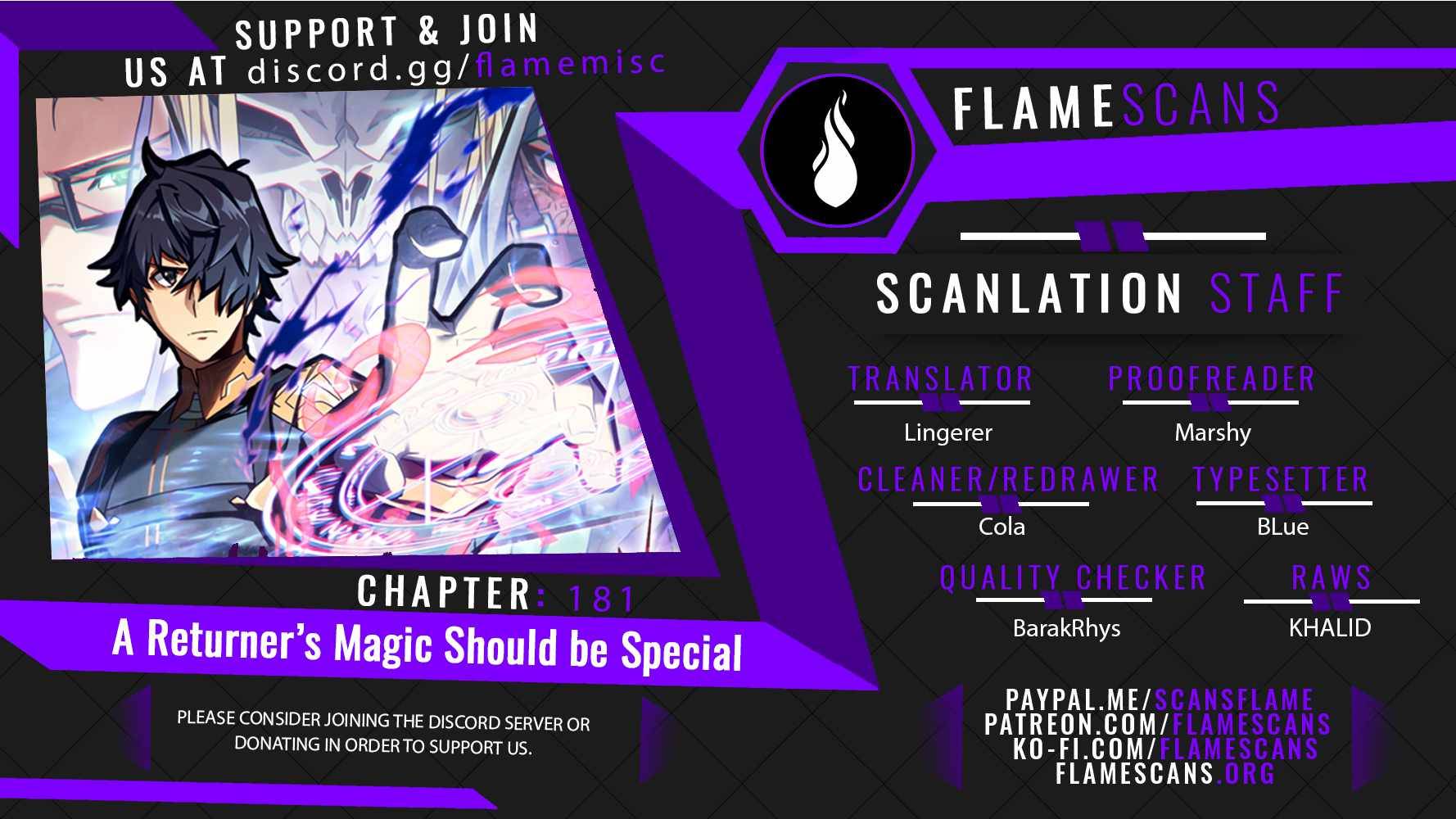 A Returner's Magic Should Be Special chapter 181 page 1