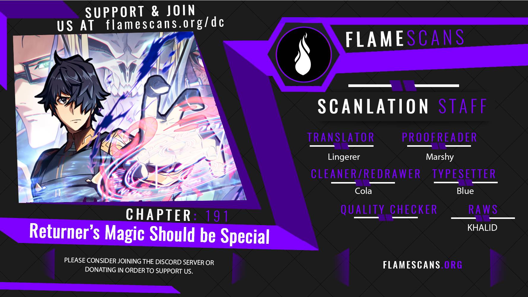 A Returner's Magic Should Be Special chapter 191 page 1