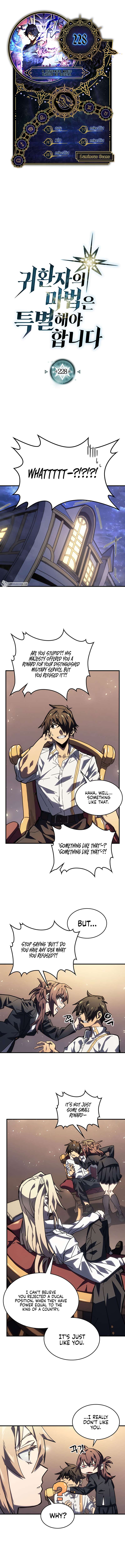 A Returner's Magic Should Be Special chapter 228 page 1