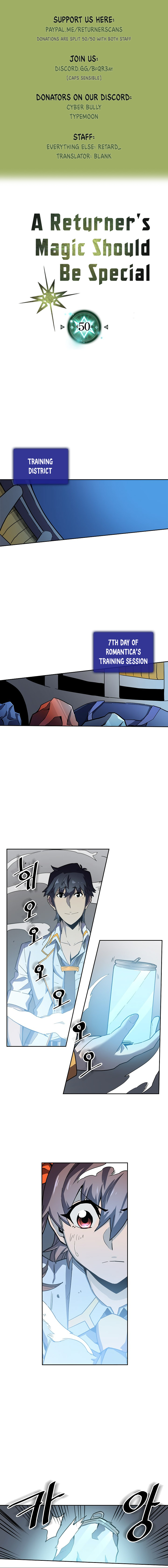 A Returner's Magic Should Be Special chapter 50 page 1