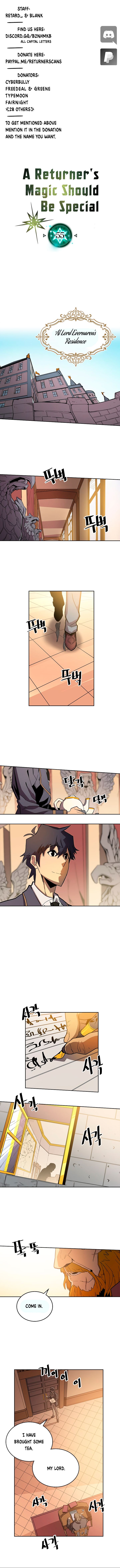 A Returner's Magic Should Be Special chapter 55 page 1