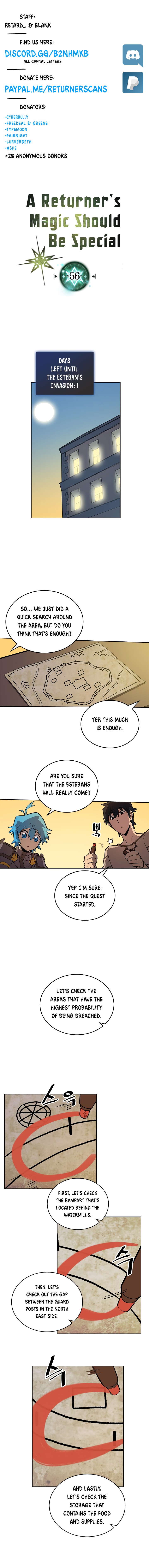 A Returner's Magic Should Be Special chapter 56 page 1