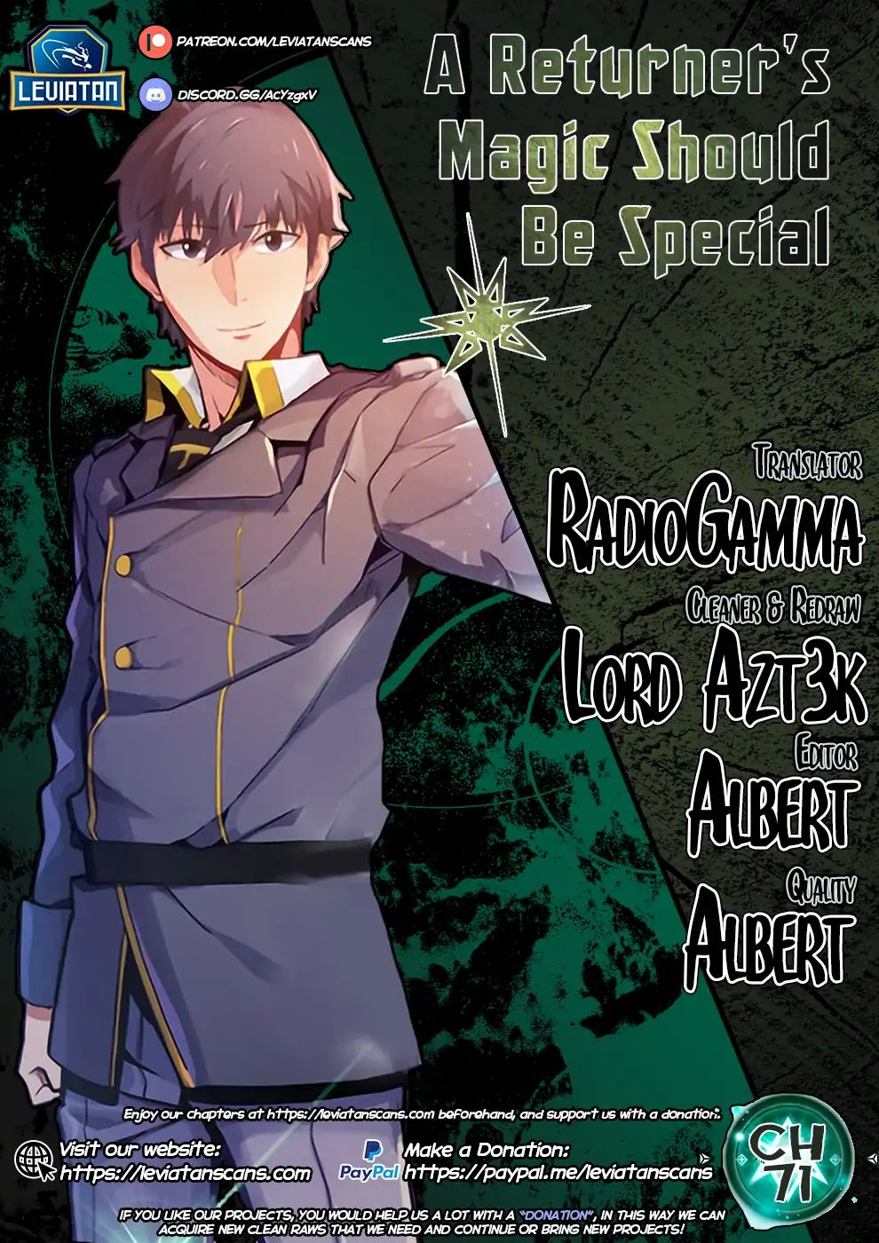 A Returner's Magic Should Be Special chapter 71 page 1