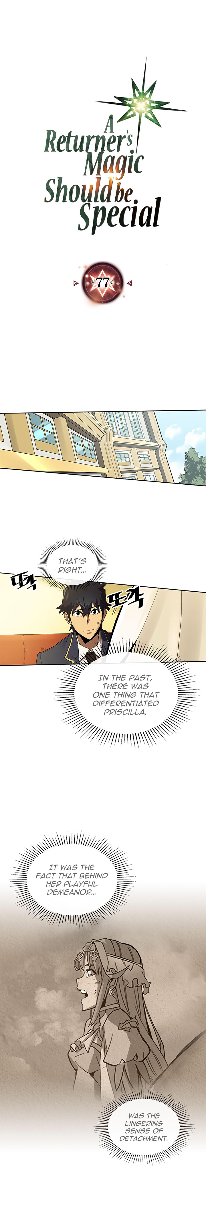 A Returner's Magic Should Be Special chapter 77 page 1