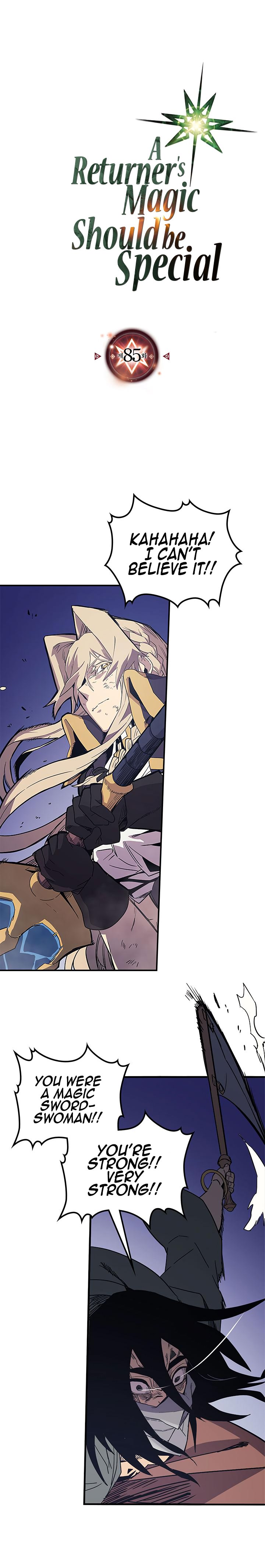 A Returner's Magic Should Be Special chapter 85 page 1