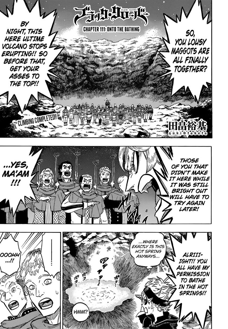 Black Clover chapter 113 page 1