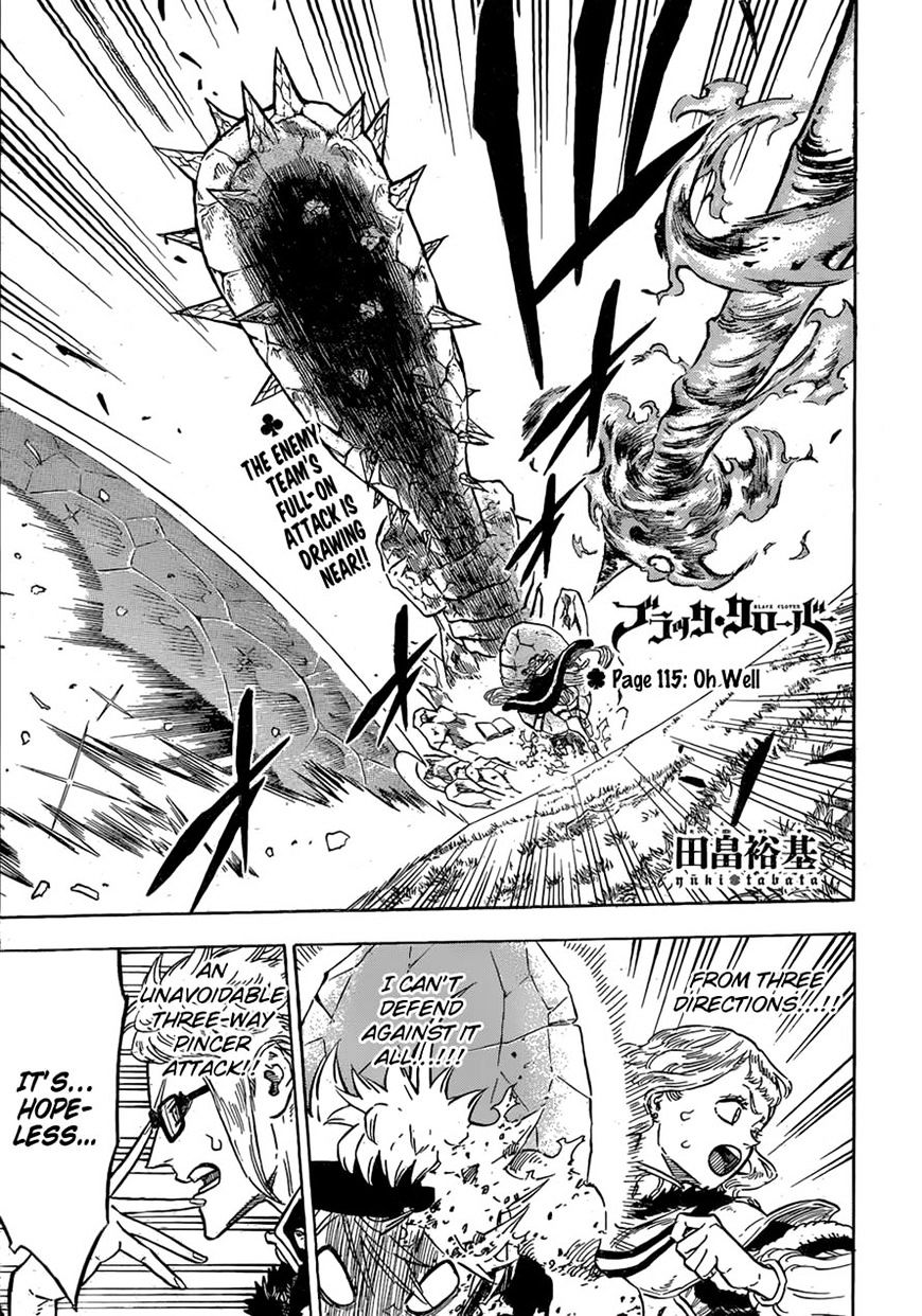 Black Clover chapter 117 page 1