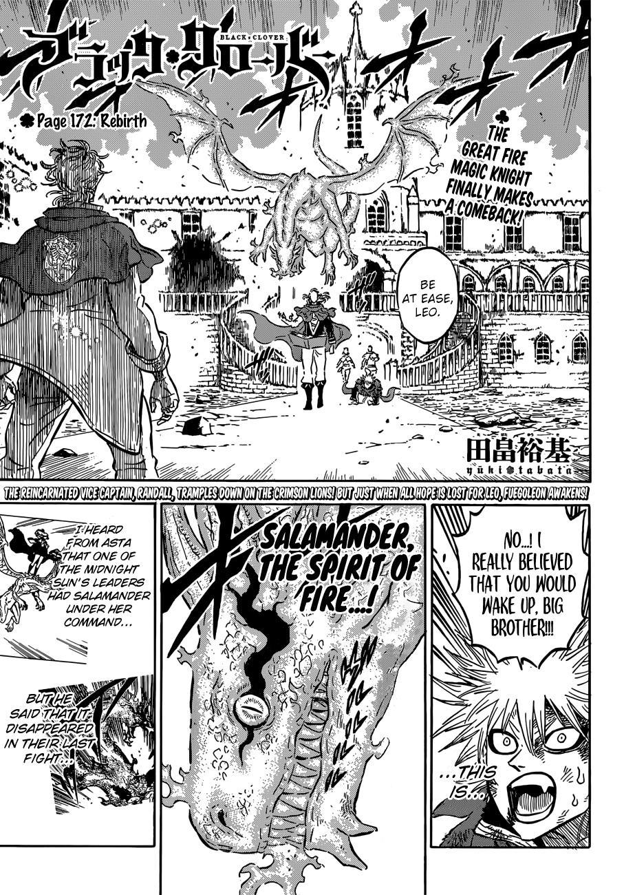 Black Clover chapter 174 page 1