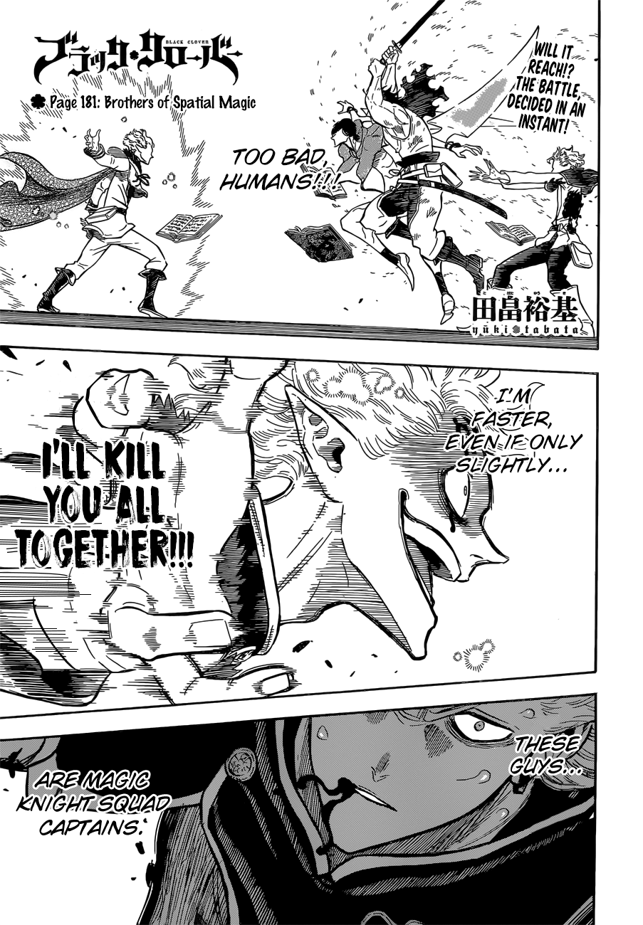 Black Clover chapter 183 page 1