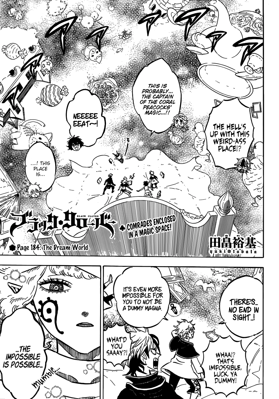 Black Clover chapter 186 page 1