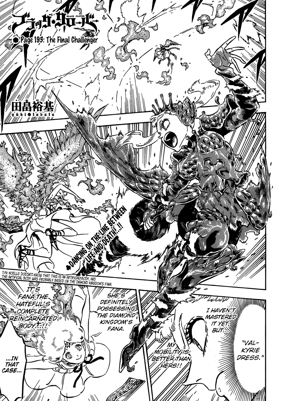 Black Clover chapter 195 page 1