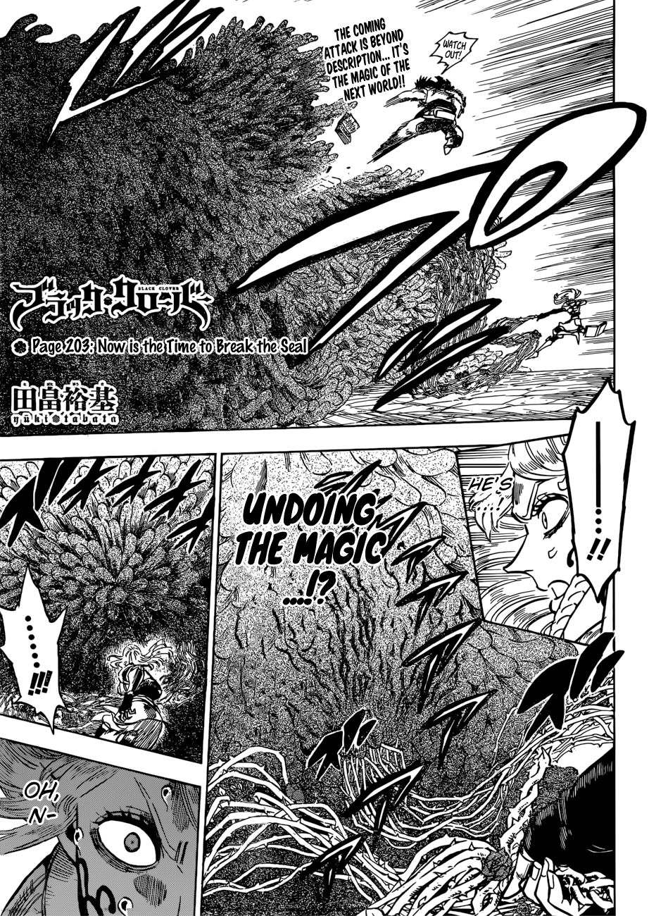 Black Clover chapter 205 page 1
