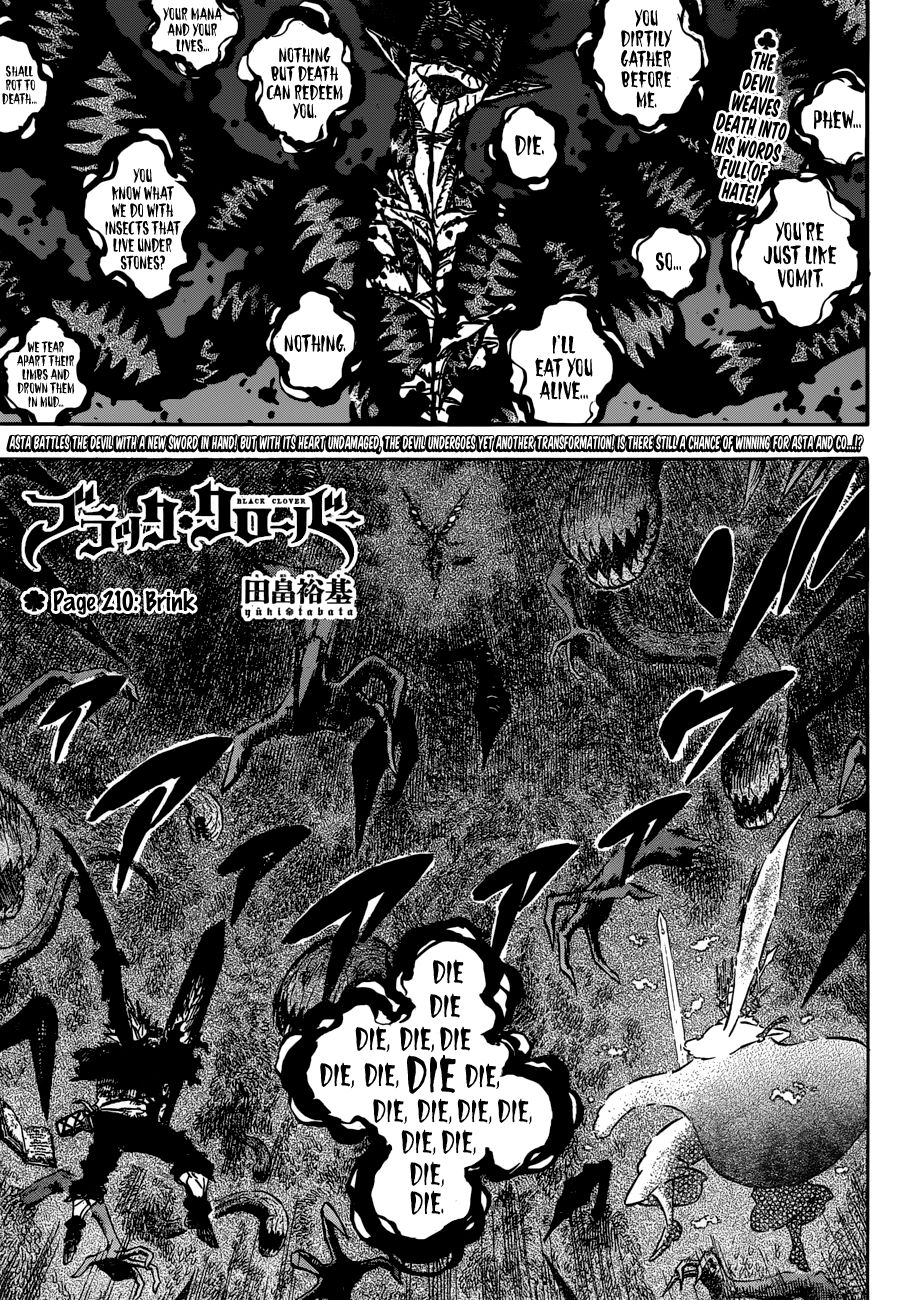 Black Clover chapter 212 page 1
