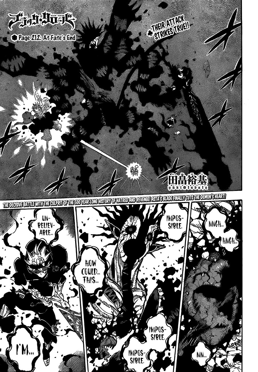 Black Clover chapter 214 page 1