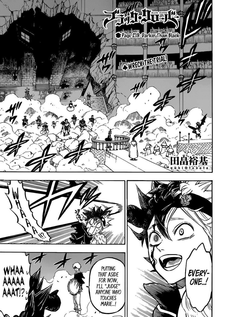 Black Clover chapter 221 page 1