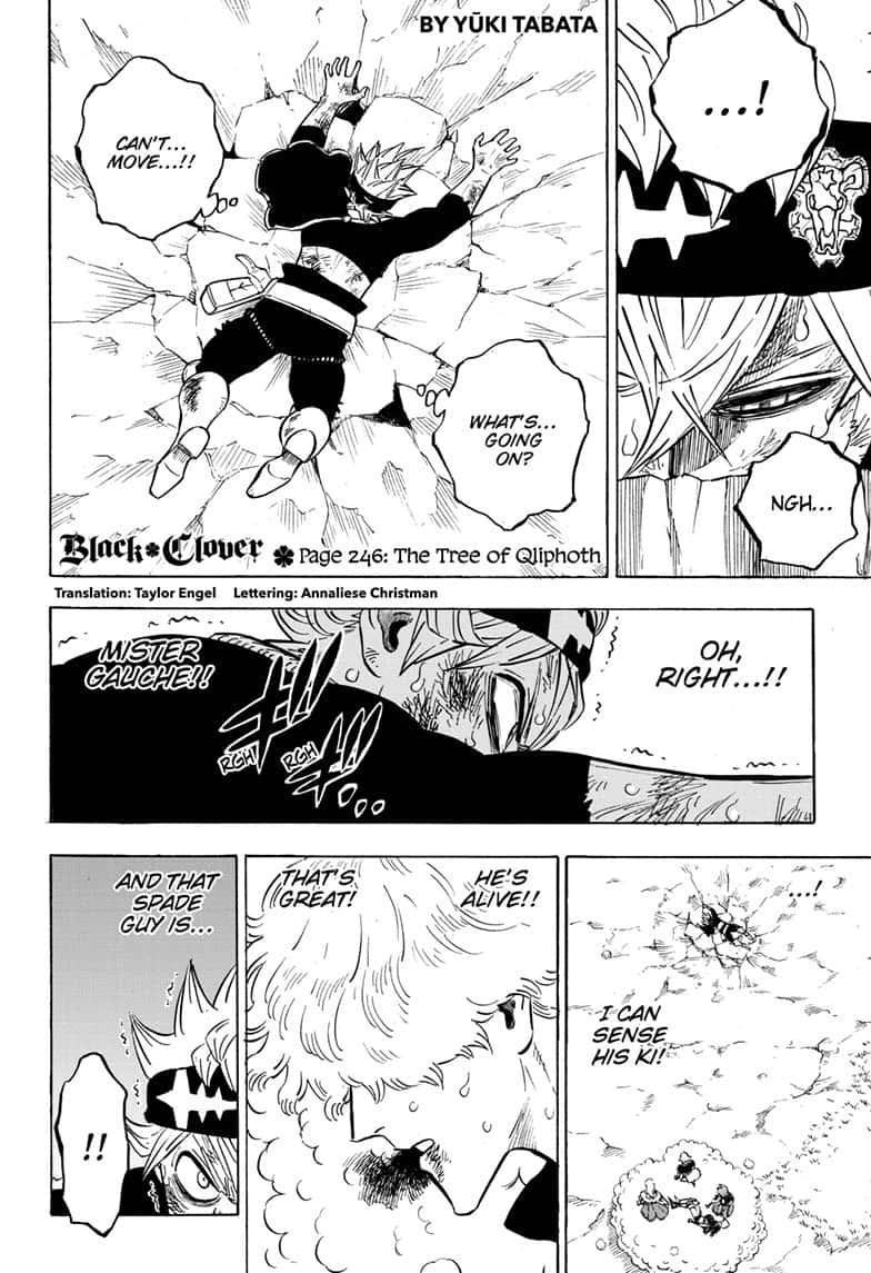 Black Clover chapter 249 page 2