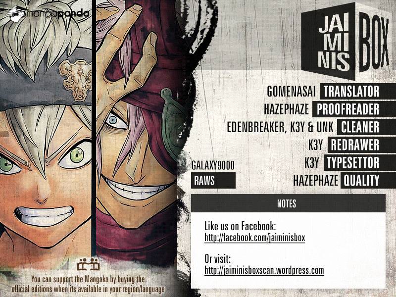 Black Clover chapter 26 page 1