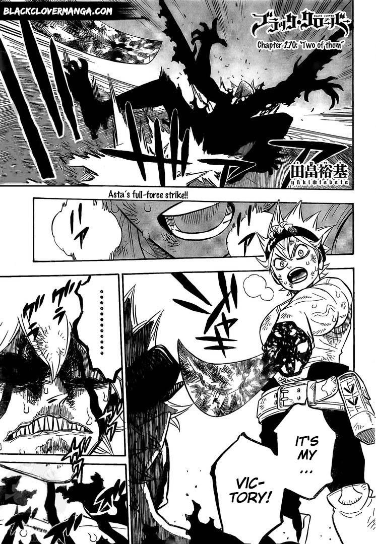 Black Clover chapter 273 page 1