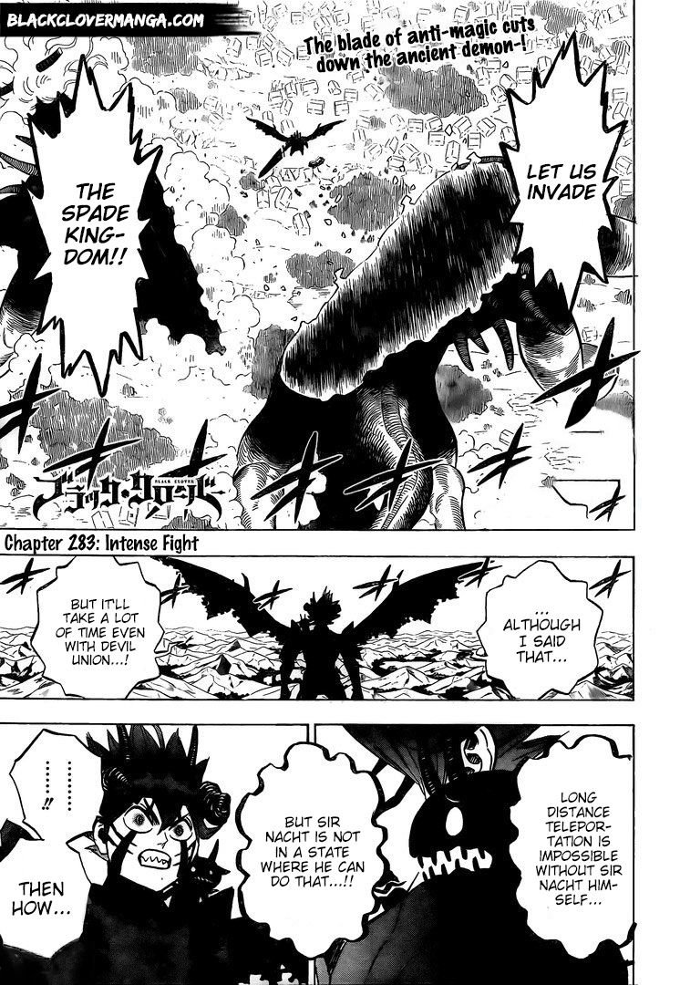Black Clover chapter 286 page 1