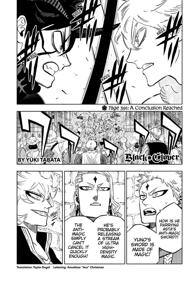 Black Clover chapter 394 page 1