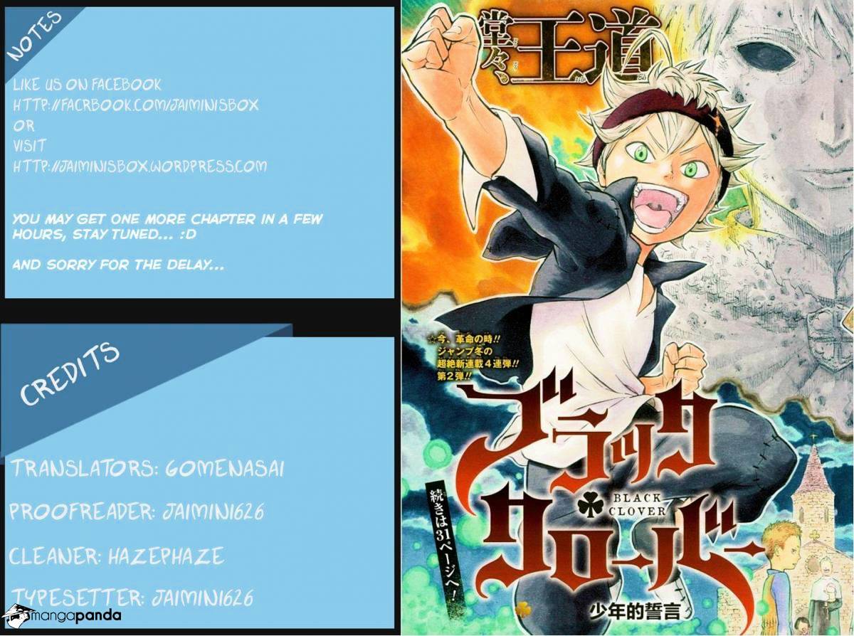 Black Clover chapter 8 page 1