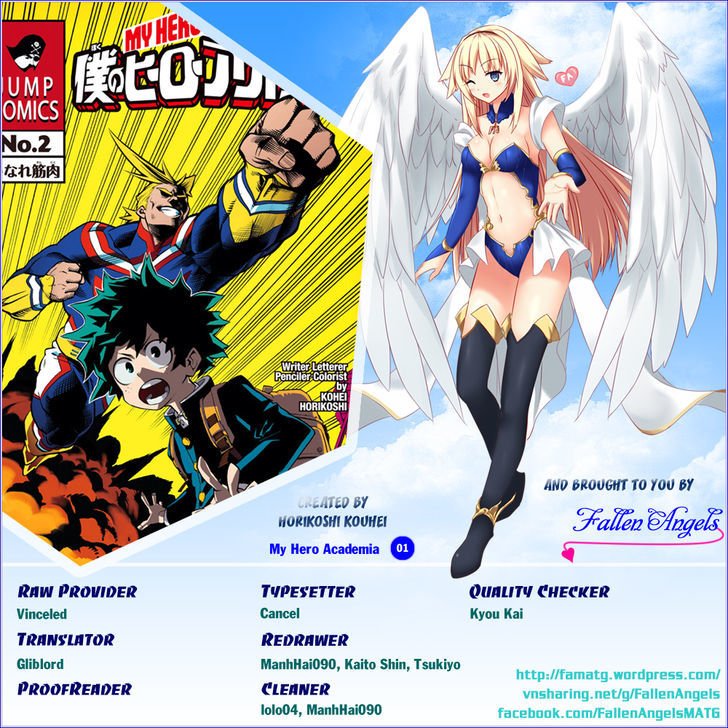 Boku no Hero Academia chapter 2 page 1