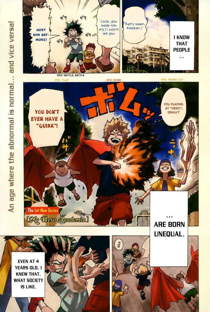 Boku no Hero Academia chapter 2 page 3