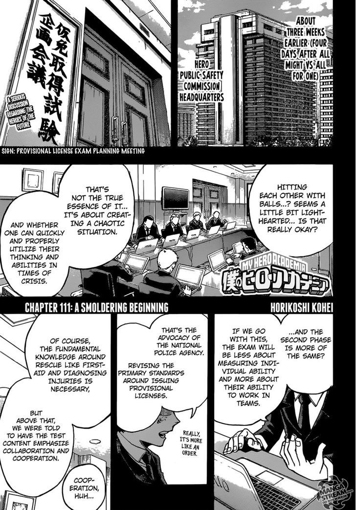 Boku no Hero Academia chapter 129 page 1