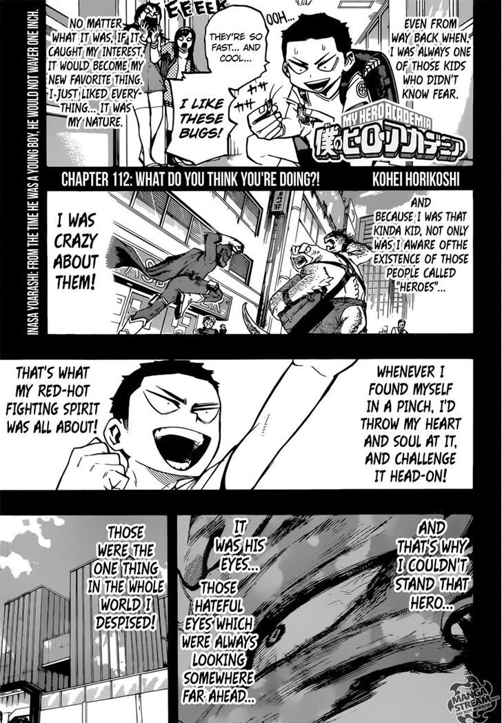 Boku no Hero Academia chapter 130 page 1