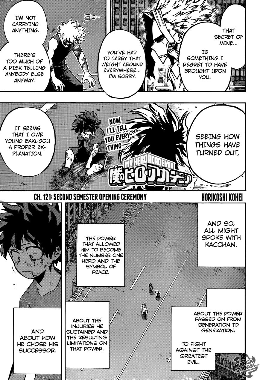 Boku no Hero Academia chapter 139 page 1