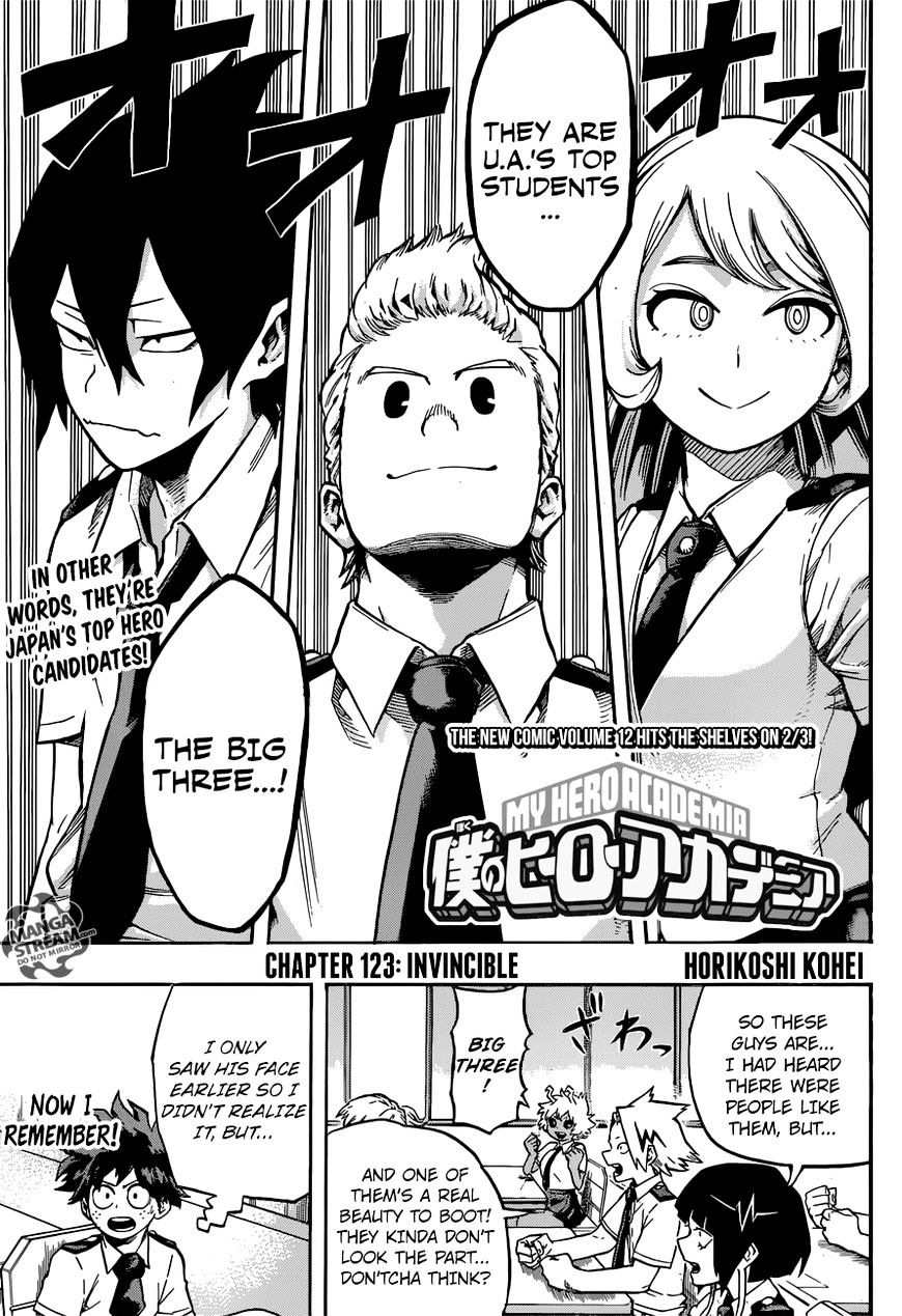 Boku no Hero Academia chapter 141 page 1