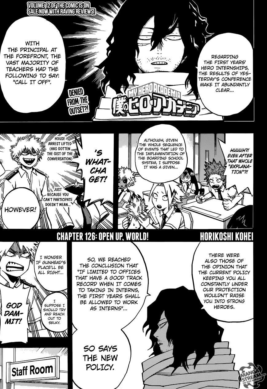 Boku no Hero Academia chapter 144 page 1