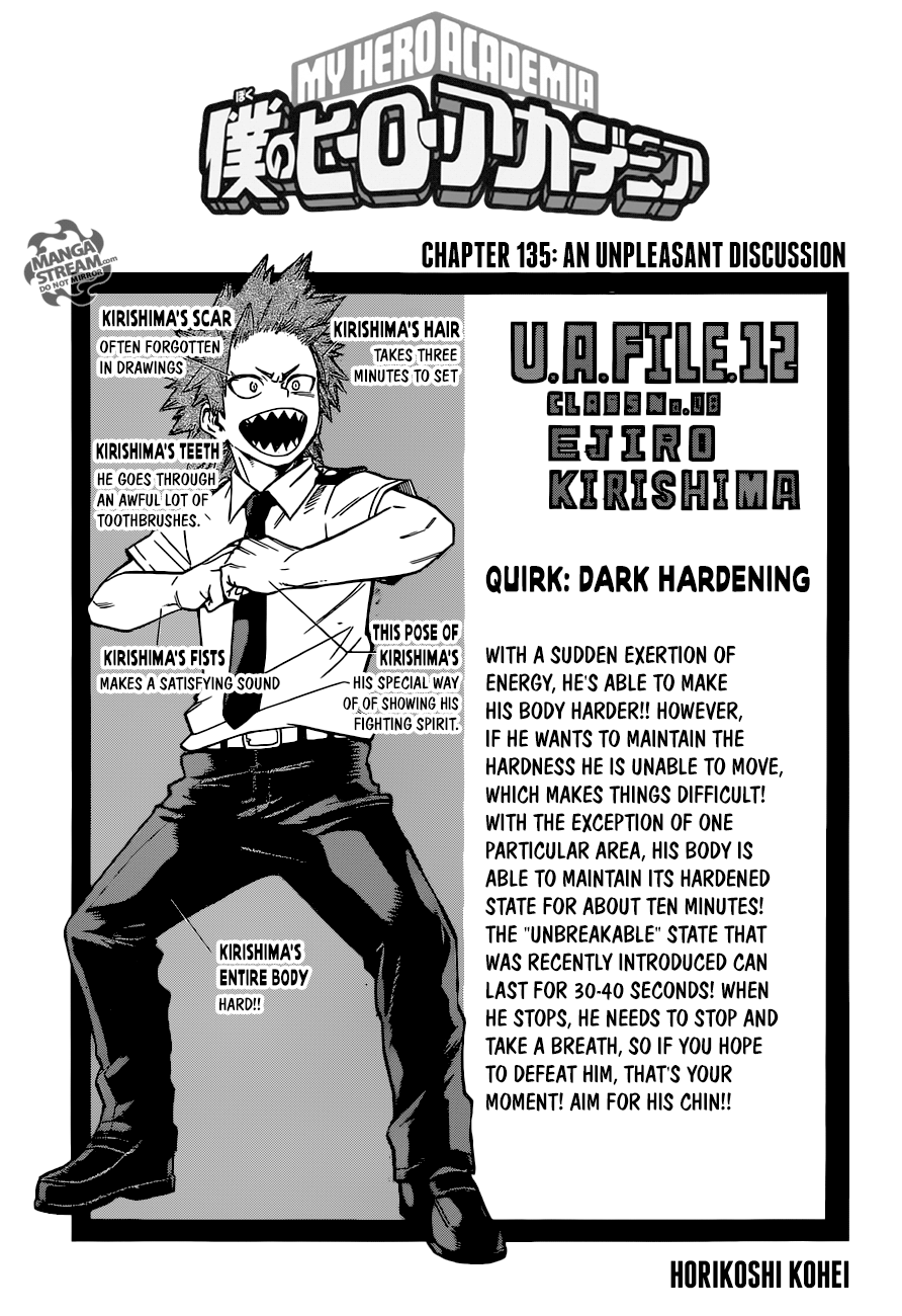 Boku no Hero Academia chapter 154 page 1