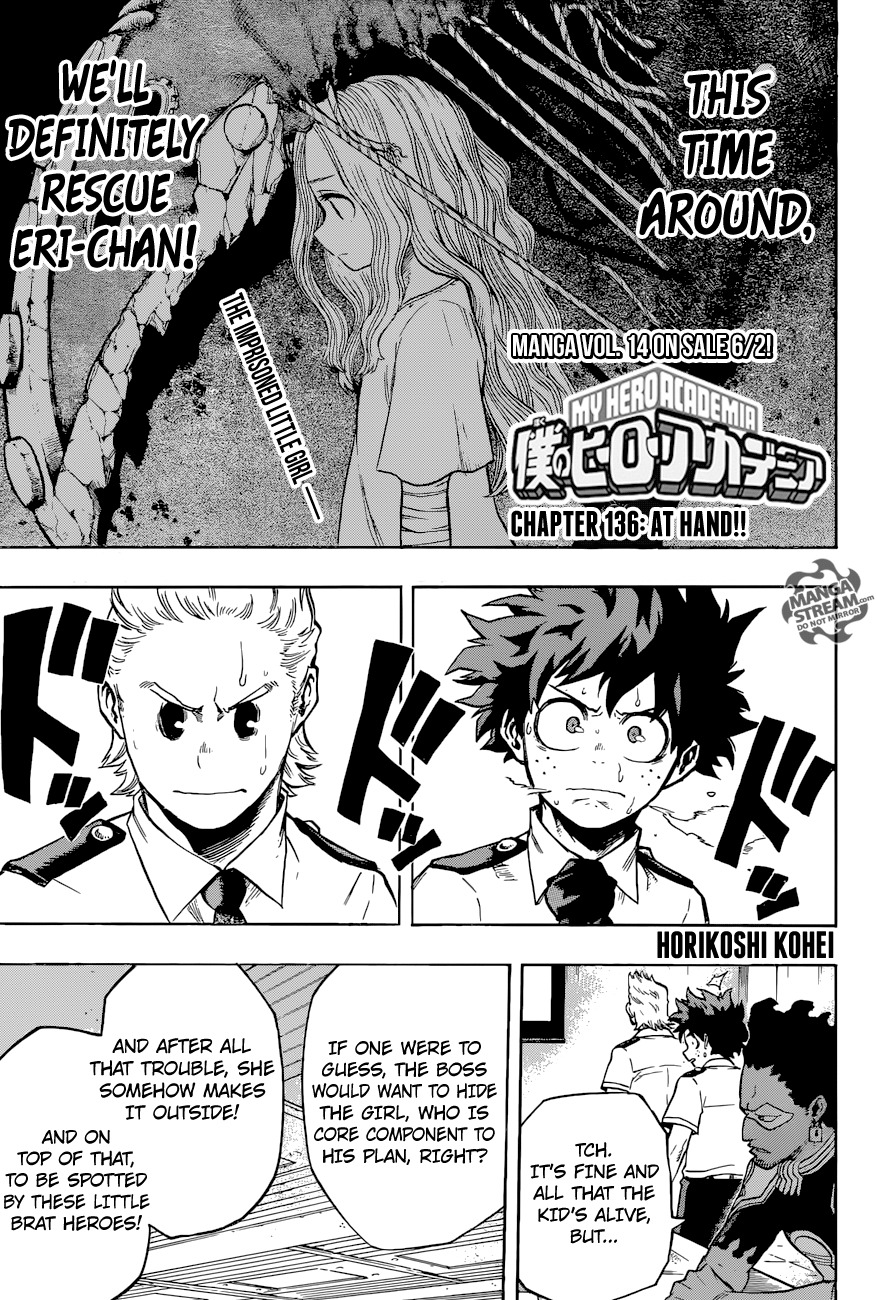 Boku no Hero Academia chapter 156 page 1