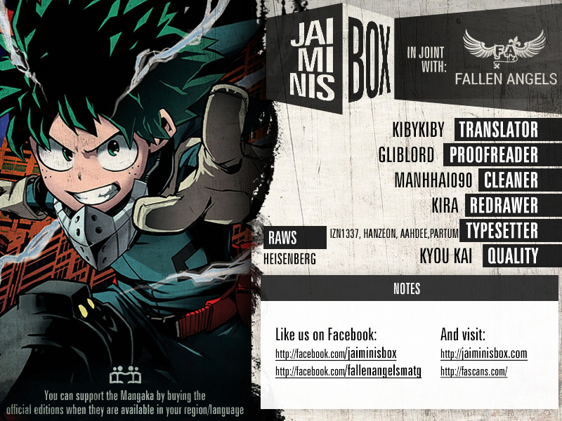 Boku no Hero Academia chapter 159 page 1