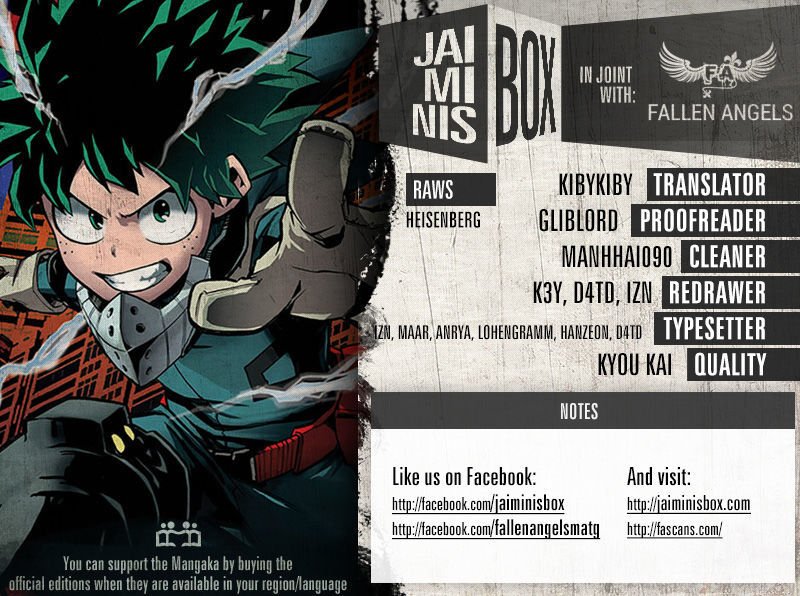 Boku no Hero Academia chapter 164 page 1
