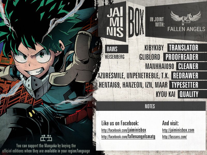 Boku no Hero Academia chapter 166 page 1