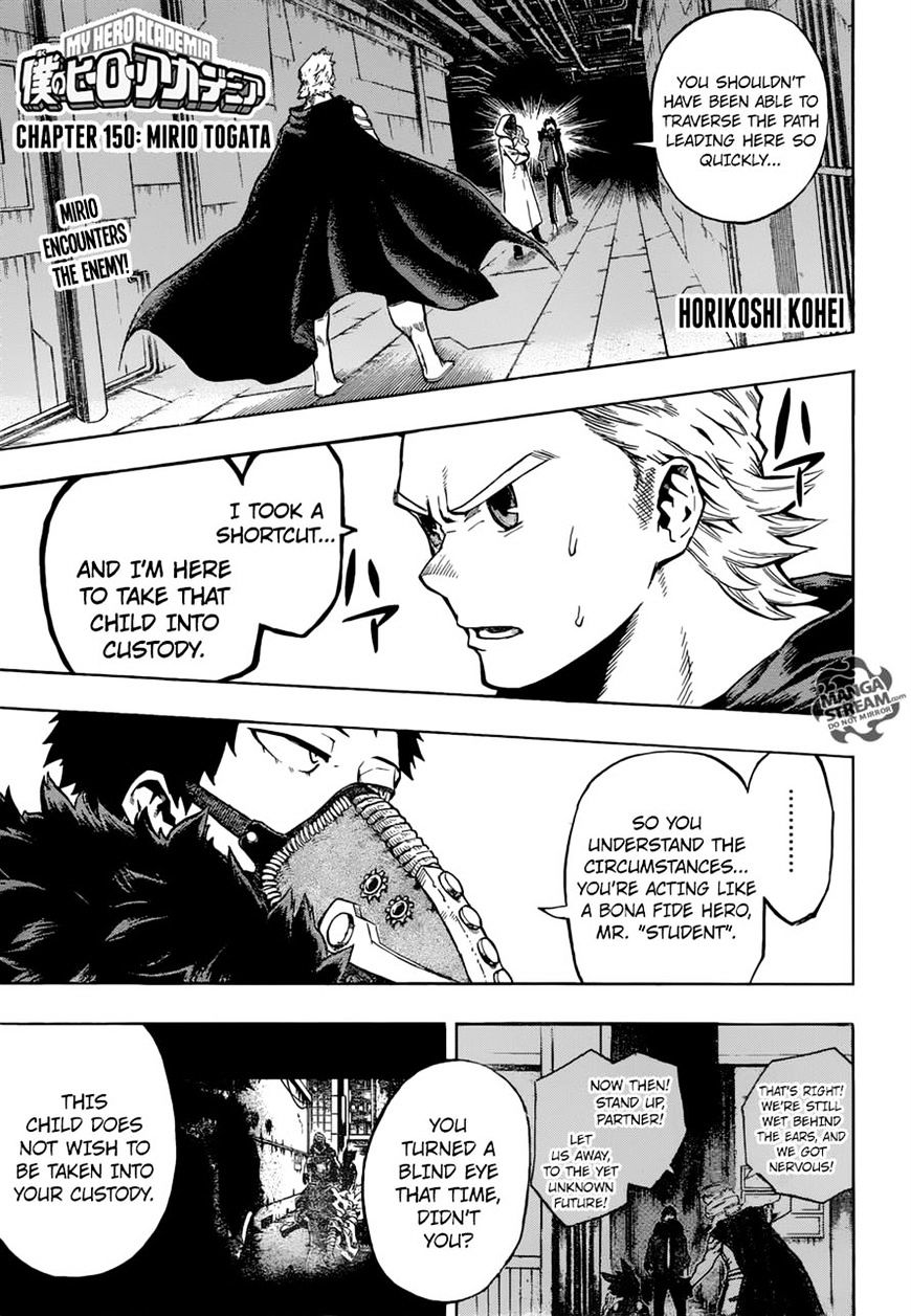Boku no Hero Academia chapter 172 page 1