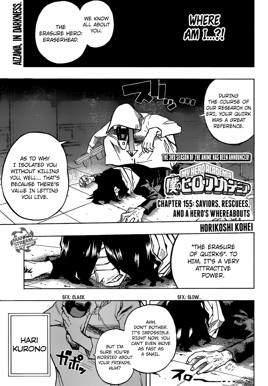 Boku no Hero Academia chapter 178 page 1