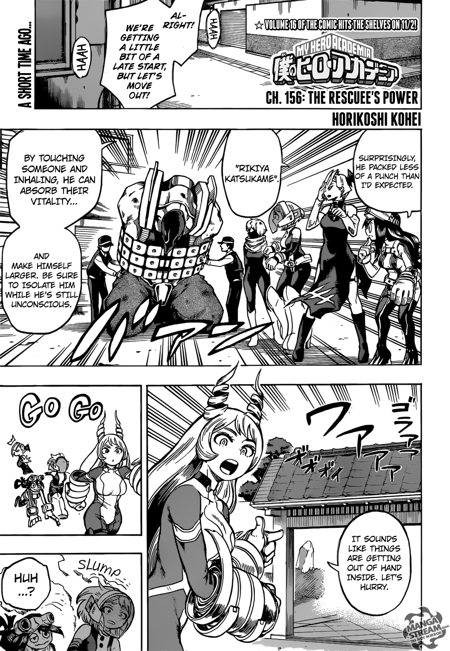Boku no Hero Academia chapter 179 page 1