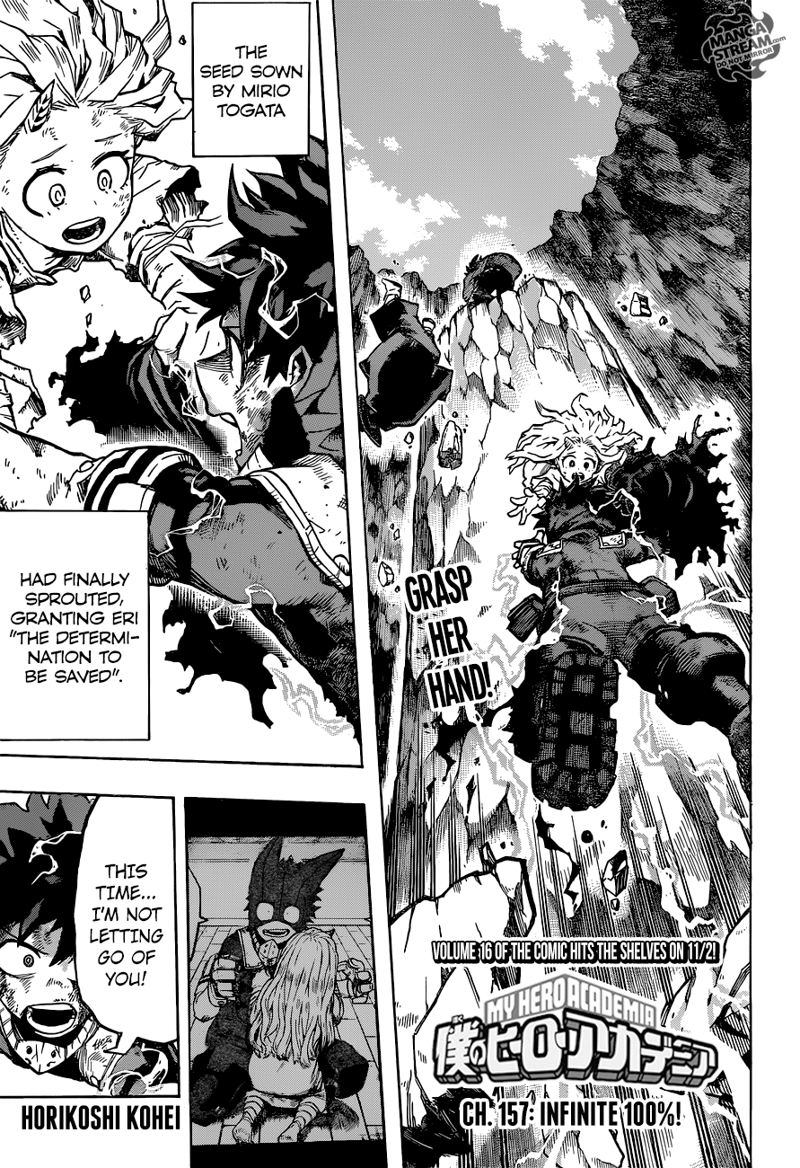 Boku no Hero Academia chapter 180 page 1