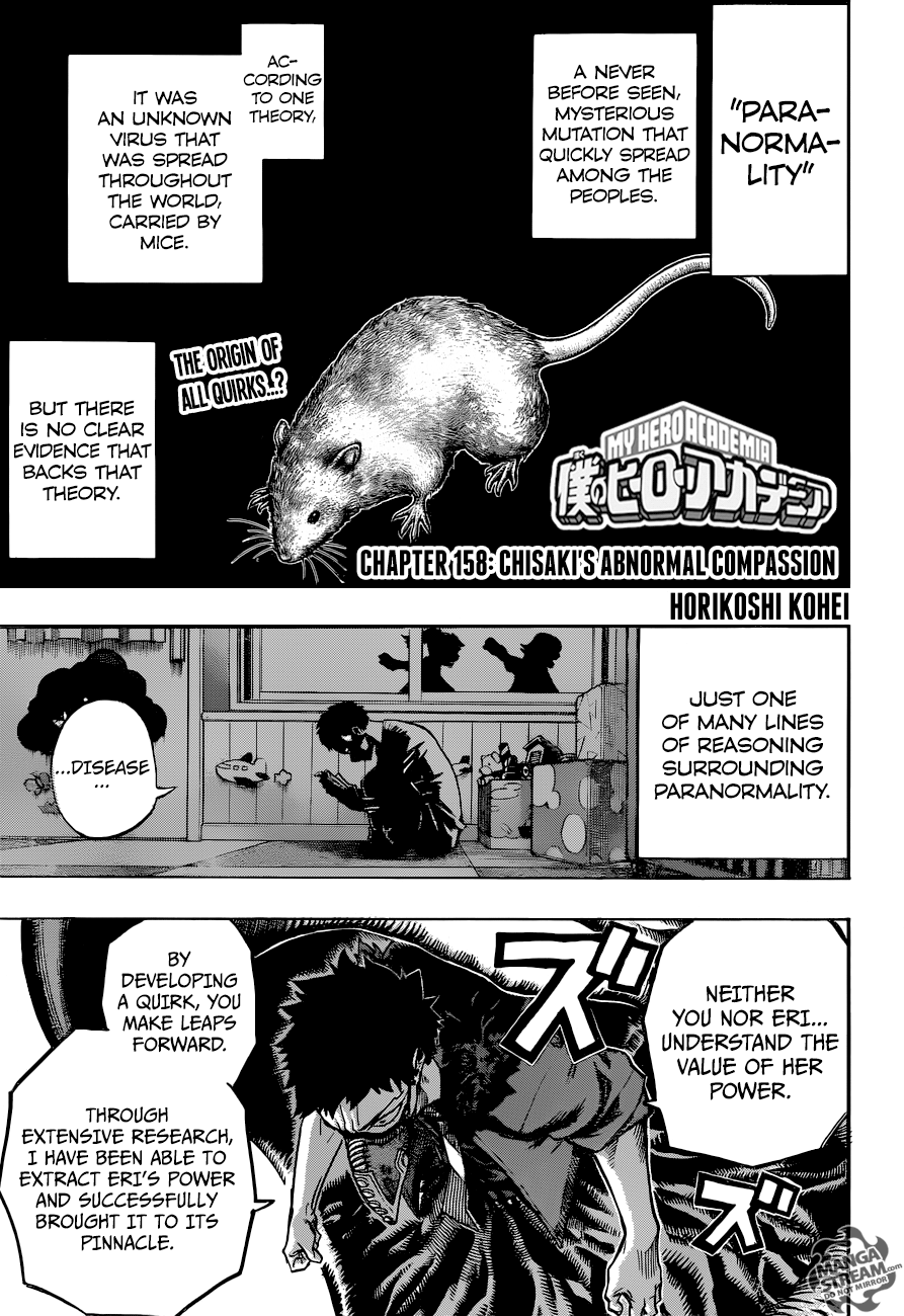 Boku no Hero Academia chapter 182 page 1