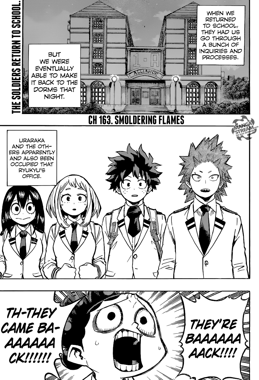 Boku no Hero Academia chapter 187 page 1