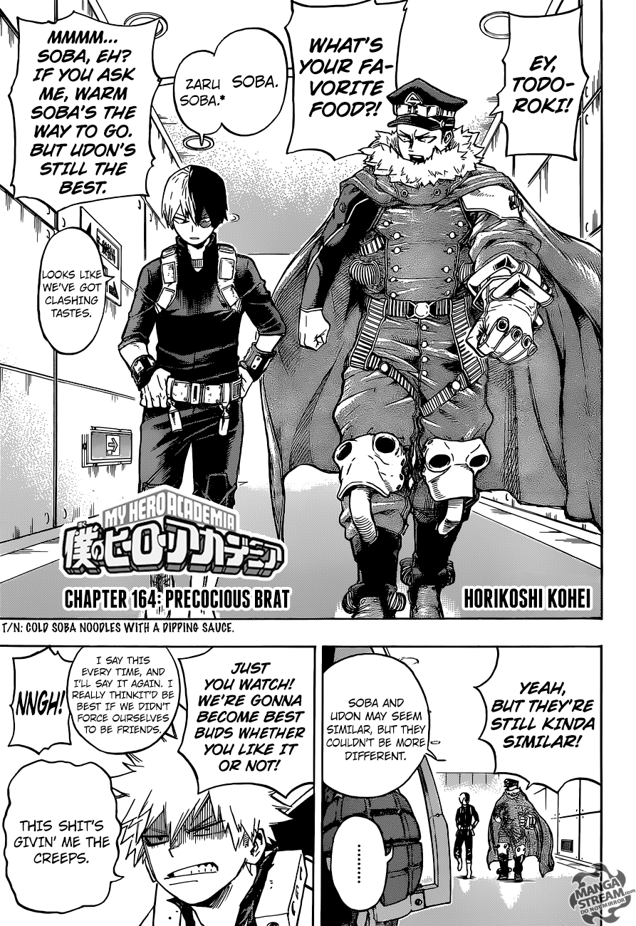Boku no Hero Academia chapter 188 page 1