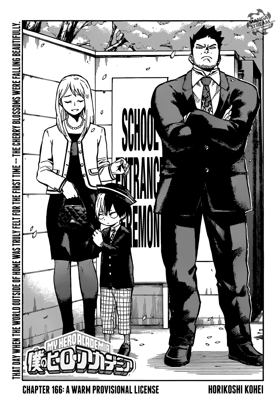 Boku no Hero Academia chapter 190 page 1