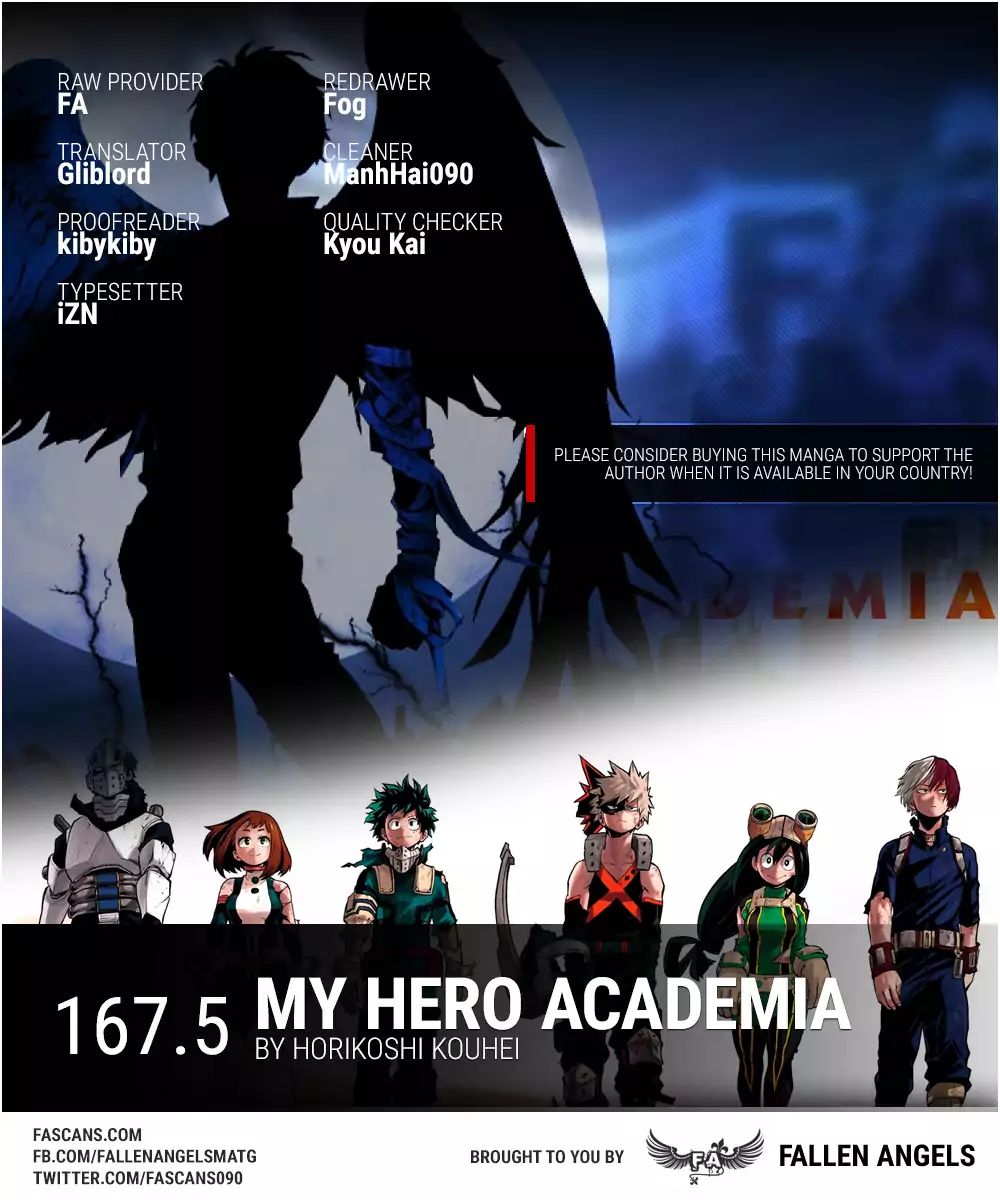 Boku no Hero Academia chapter 192 page 1