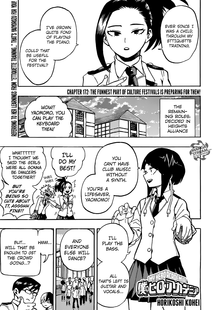 Boku no Hero Academia chapter 197 page 1